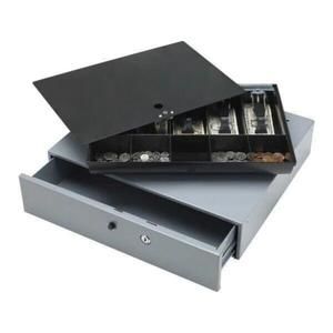 Sparco 15504 Removable Tray Cash Drawer - Gray